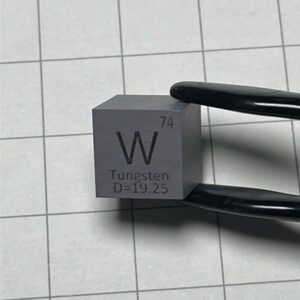 Colored 10mm Tungsten Cube, 99.95% High-purity Metal W Block