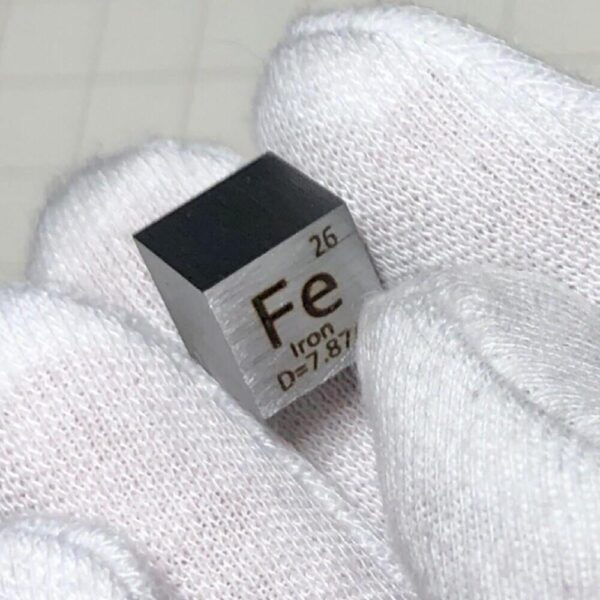 10mm Metal Iron Cube, 99.5% High-purity Element Fe Block