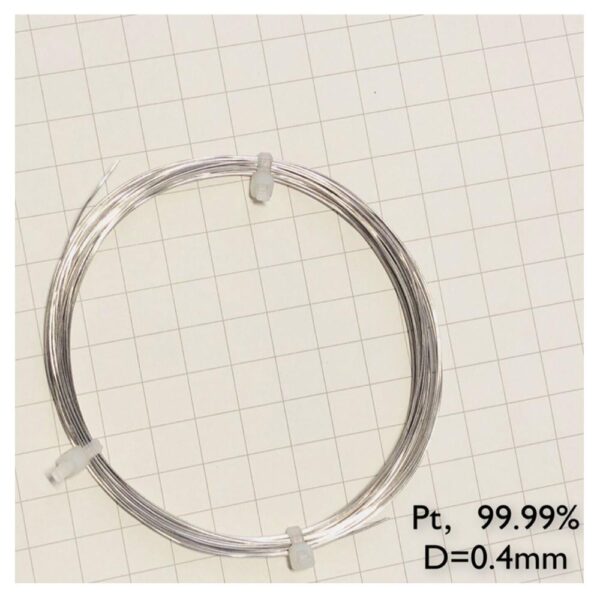 Pure Platinum Wire, Diameter 0.4mm, Length 5cm, 99.99% High-purity Metal Pt