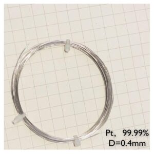 Pure Platinum Wire, Diameter 0.4mm, Length 10cm, 99.99% High-purity Metal Pt