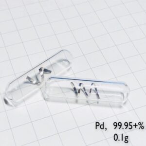 0.1g Glass Sealed Pure Palladium Tape, 99.95% High-purity Precious Metal Pd