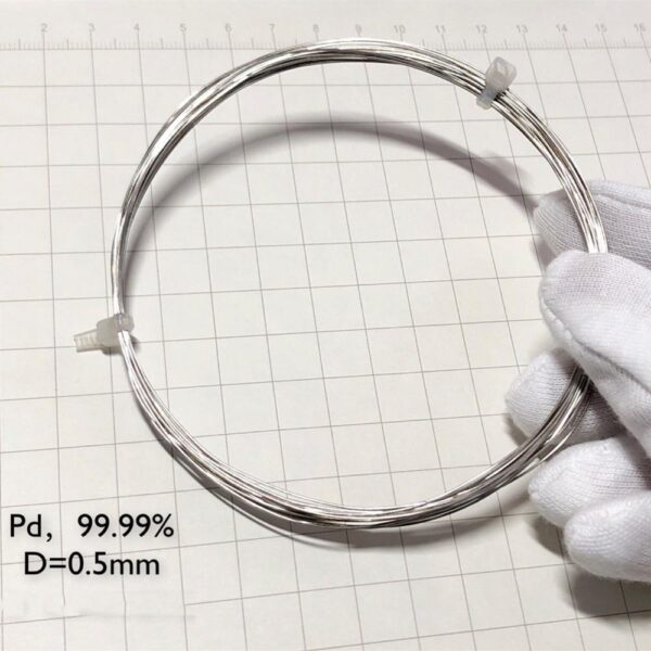 Pure Palladium Wire, Diameter 0.5mm, Length 5cm, 99.99% High-purity Metal Pd - Image 2