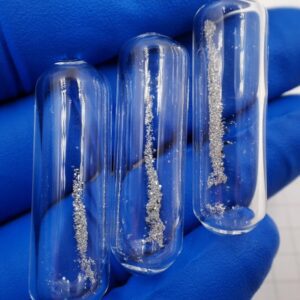 0.05g Glass Sealed CVD Platinum Particles, 99.95% High-purity Precious Metal Pt