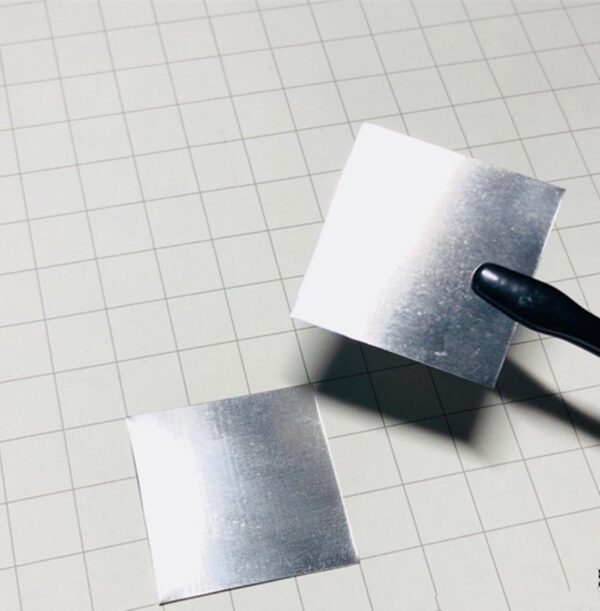 Pure Silver Square Piece, 0.3 X 30 X 30mm, 99.99% High-purity Metal Ag