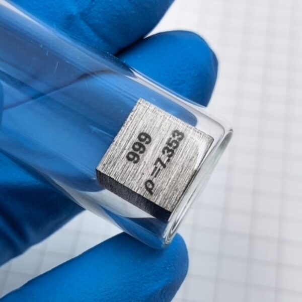 Glass Sealed 1cm Samarium Cube, 99.9% High-purity Metal Sm Block - Image 4