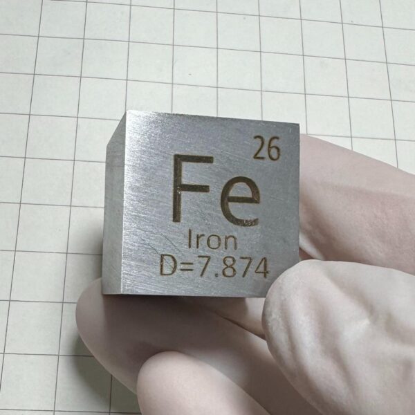 25.4mm Metal Iron Cube, 99.5% High-purity Element Fe Block - Image 3