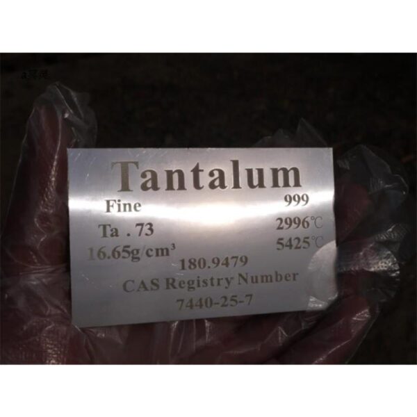 Pure Tantalum Element Plate, Carving Cycle Phenotype 99.9% High-purity Metal Ta - Image 2