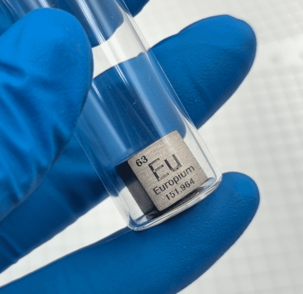 10mm Argon Filled Glass Sealed Europium Cubic Element Periodic Phenotype Eu - Image 4