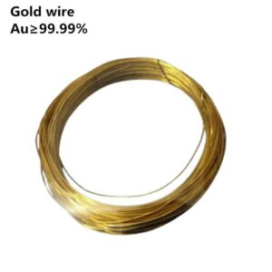 Pure Gold Wire, Diameter 0.6mm, Length 10cm, 99.99% High-purity Au