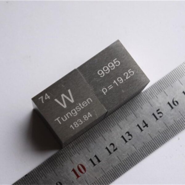 1-inch Tungsten Cube, 99.95% High-purity Metal W Block