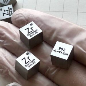 1cm Metal Zirconium Cubic Element Periodic Phenotype High-purity Zr 99.2%