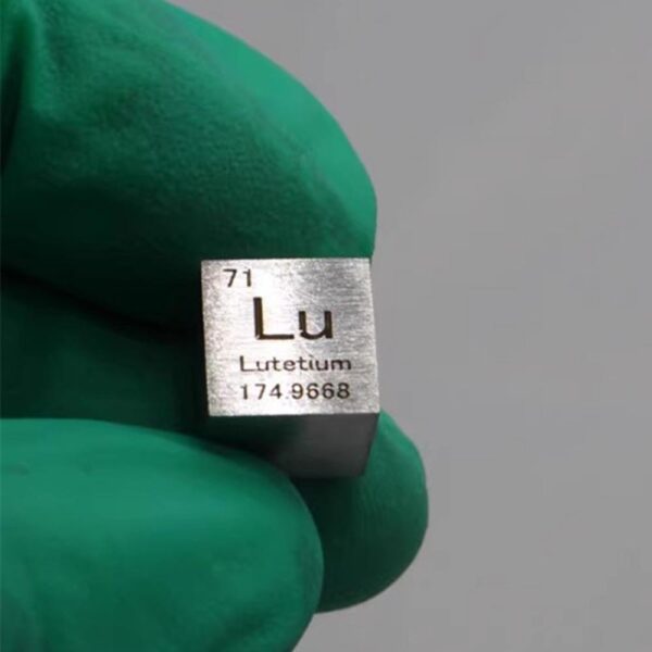 1cm Lutetium Cubic, 99.95% High-purity Metal Lu Block
