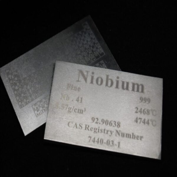 Periodic Phenotype Element Niobium Plate, 5 X 60 X 100mm, 99.9% High-purity Metal Nb - Image 4