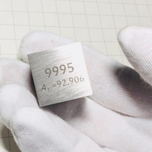 1-inch Niobium Cube, 99.95% High-purity Metal Nb Block - Image 2