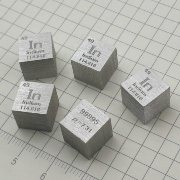 1cm Indium Cubic, 99.995% High-purity Metal In - Image 4