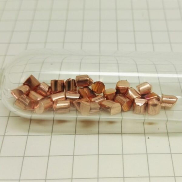 5g Glass Sealed Copper Particles, High-purity Metal Cu 99.99%