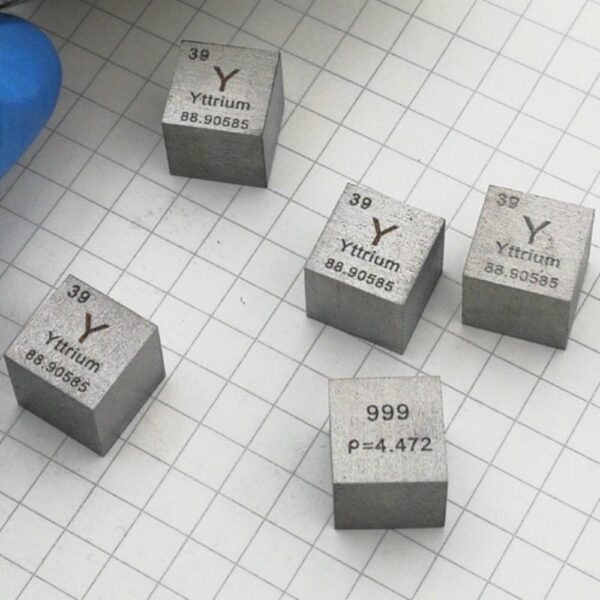 1cm Yttrium Cube, 99.9% High-purity Distilled Y Block - Image 3
