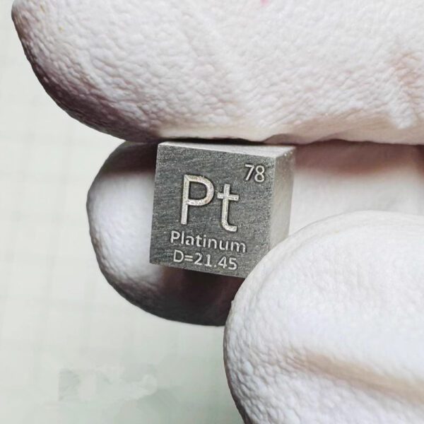 7mm Metal Platinum Cubic Element Periodic Phenotype High-purity Pt 99.95%