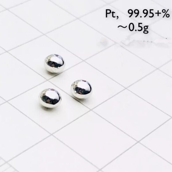 0.5g Platinum Gold Beads, 99.95% High-purity Metal Pt - Image 3