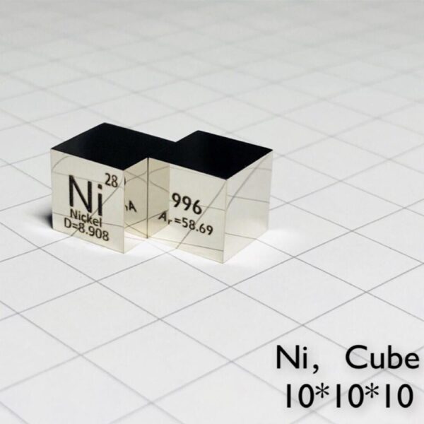 10mm Nickel Cube, 99.6% High-purity Metal Ni Block - Image 2