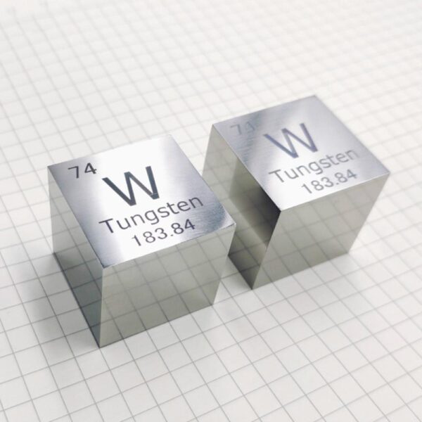 1-inch Tungsten Cube, Mirror Polished, 99.95% High-purity Metal W Block - Image 3