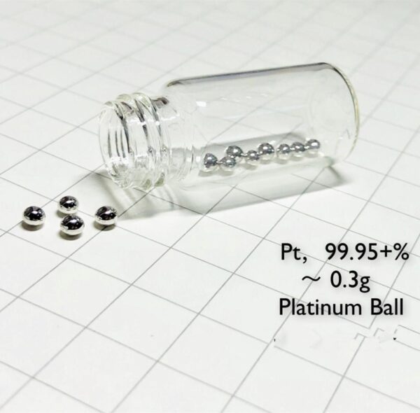 0.3g Platinum Gold Beads, 99.95% High-purity Metal Pt - Image 3