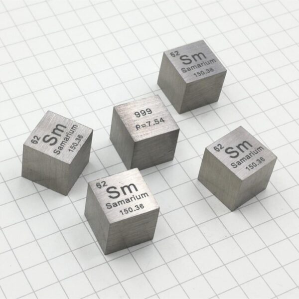 1cm Samarium Cube, 99.9% High-purity Metal Sm Block - Image 3