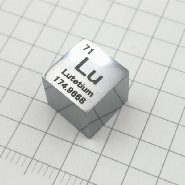 1cm Lutetium Cubic, Mirror Polished, 99.95% High-purity Metal Lu Block - Image 5