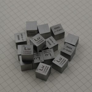1cm Lutetium Cubic, 99.95% High-purity Metal Lu Block