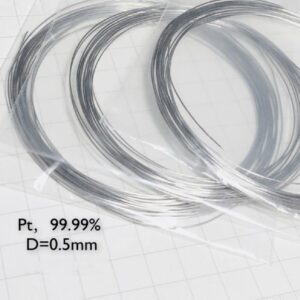 Pure Platinum Wire, Diameter 0.5mm, Length 5cm, 99.99% High-purity Metal Pt