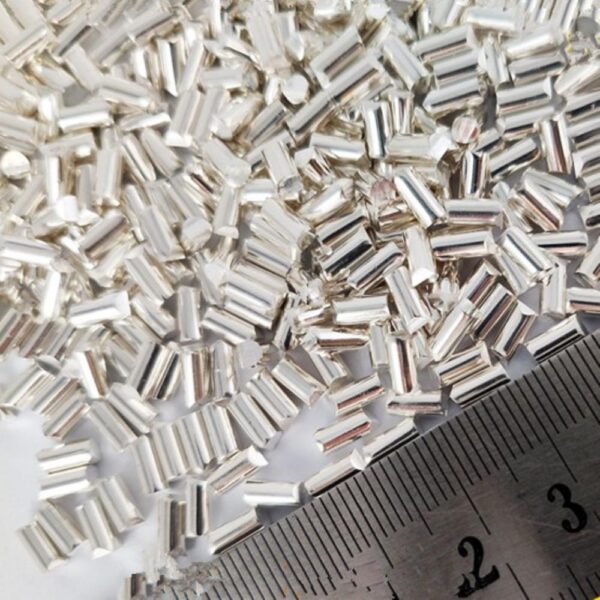 100g Metal Silver Particles 3 X 6mm High-purity Ag 5N