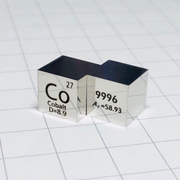 10mm Metal Cobalt Cube, Mirror Polished 99.96% High-purity Element Co Block