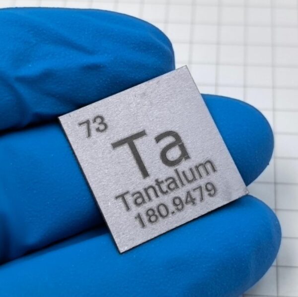 20mm Pure Tantalum Square Piece, Carving Cycle Phenotype 99.9% High-purity Tantalum Metal