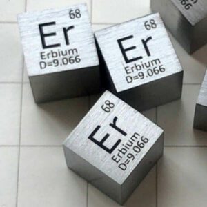 Erbium Metal Cube 10mm 99.9% High Purity