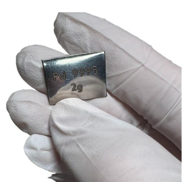 2g Engraved Pure Palladium Strip, 99.99% High-purity Precious Metal Pd - Image 3