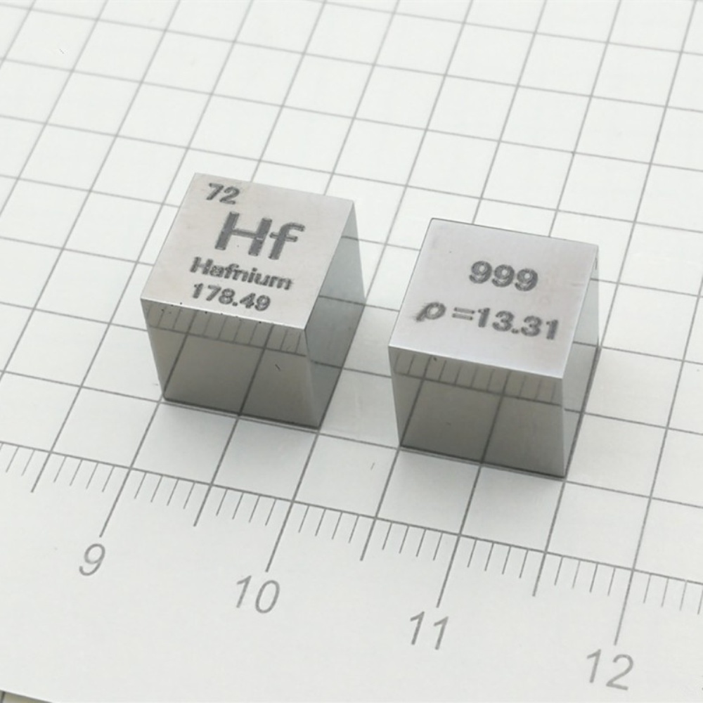 10mm Mirror Hafnium Cube Element Periodic Phenotype High-purity Ha 99.9% - Image 2