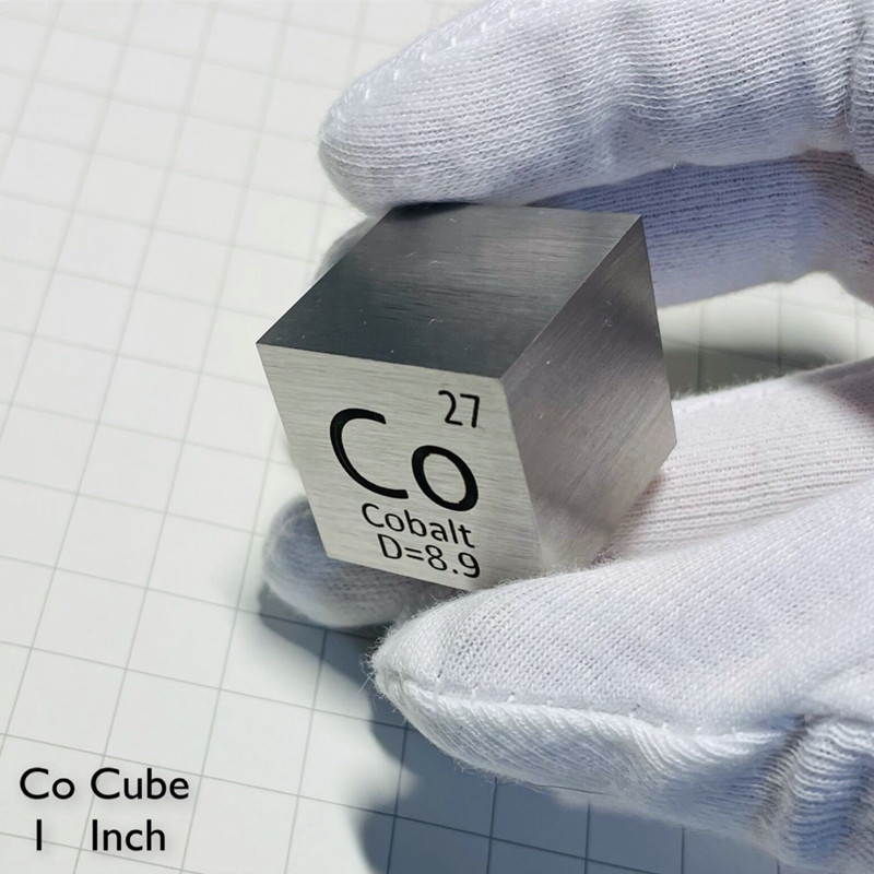 2.54cm Metal Cobalt Cubic Element Periodic Phenotype High-purity Co 99.96%