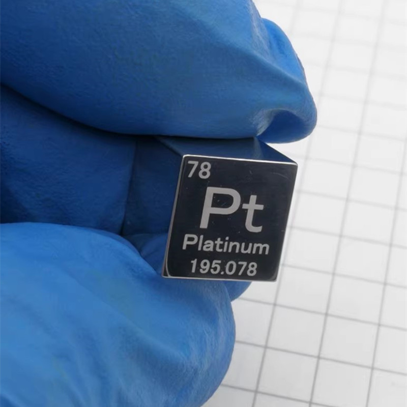 10mm Metal Platinum Cubic Element Periodic Phenotype High-purity Pt 99.95% - Image 2