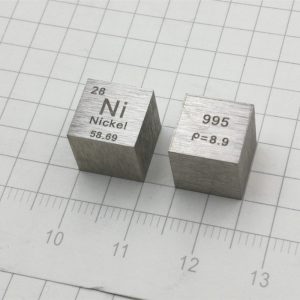 10mm Nickel Cubic Element Periodic Phenotype Carving Ni 99.5%