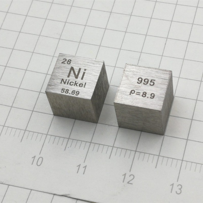 10mm Nickel Cubic Element Periodic Phenotype Carving Ni 99.5%