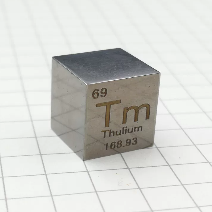 10mm Mirror Polished Thulium Cubic Element Periodic Phenotype High-purity Tm 99.99%