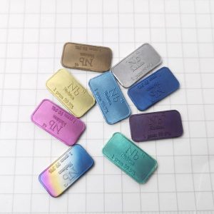 1g Color Metallic Niobium Strip, Periodic Phenotype High-purity Nb 99.9%