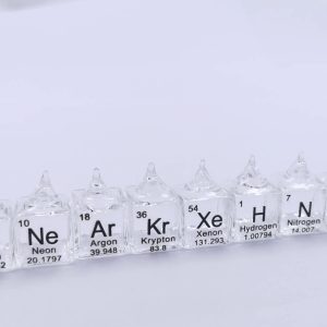 Rare Gas Cube Hydrogen Nitrogen Oxygen Helium Neon Argon Krypton Xenon 5N