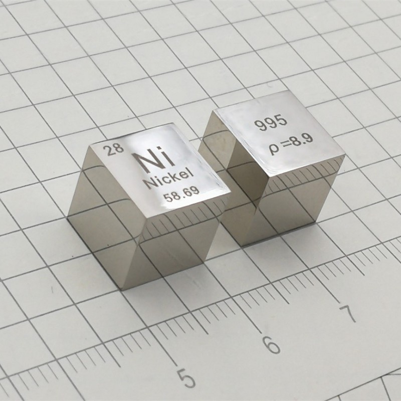 10mm Mirror Nickel Cubic Element Periodic Phenotype Carving Ni 99.5%