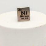 10mm Nickel Square Piece, 99.99% High-purity Metal Periodic Phenotype Carved Ni Block