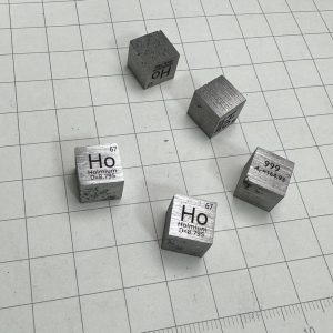 Defective 1cm Metal Holmium Cubic Element Periodic Phenotype High-purity Ho 99.9%