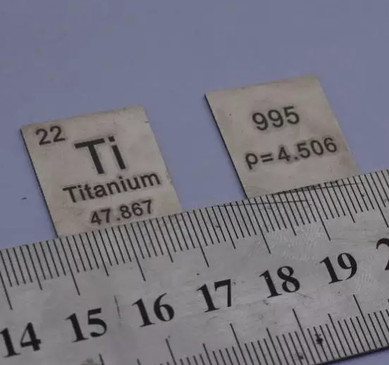0.5 x 20 x 20mm Periodic Phenotype Titanium Sheet High-purity Ti 99.5% - Image 4