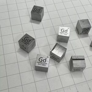 Defective Metal Gadolinium Cubic, 99.99% High-purity Element Gd Block