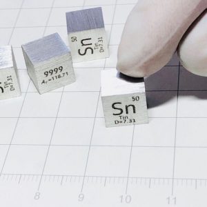 1cm Metal Tin Cubic Element Periodic Phenotype Sn 99.99%