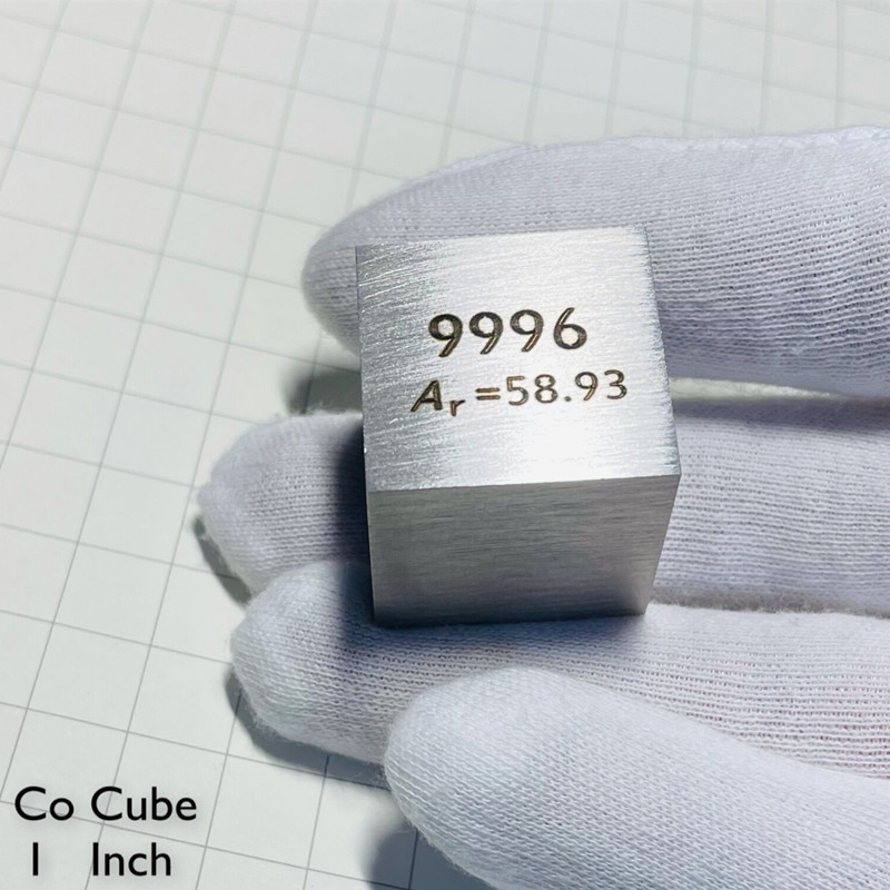 2.54cm Metal Cobalt Cubic Element Periodic Phenotype High-purity Co 99.96% - Image 3